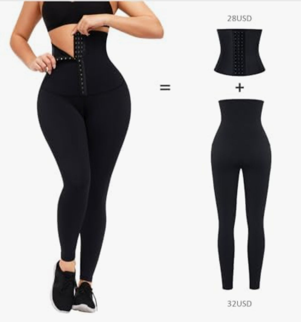 LEGGINS BROCHE 3 NIVELES FAJON NEOPRENO